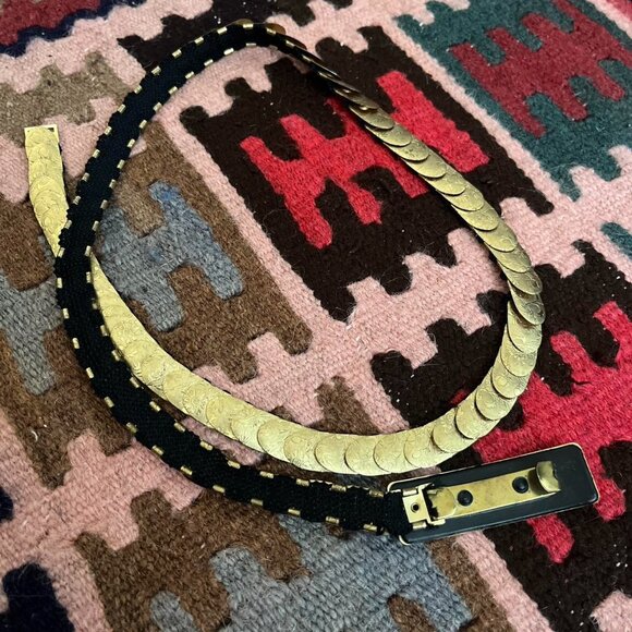 80s/90s vintage gold chain belt - Picture 5 of 6